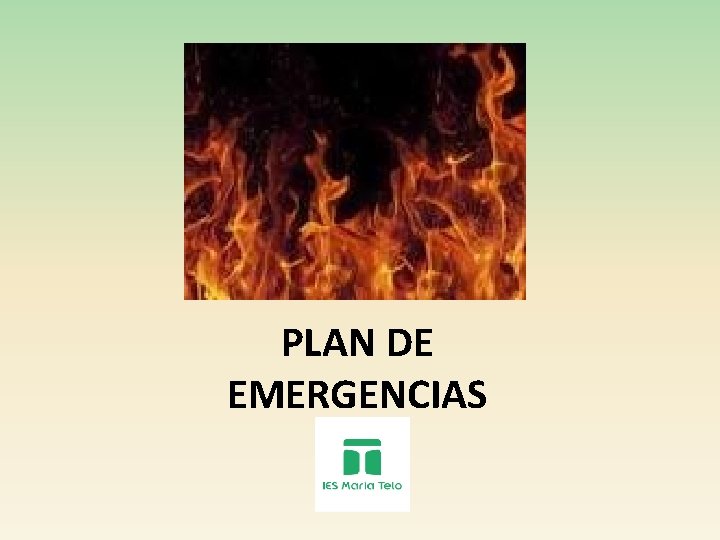 PLAN DE EMERGENCIAS 