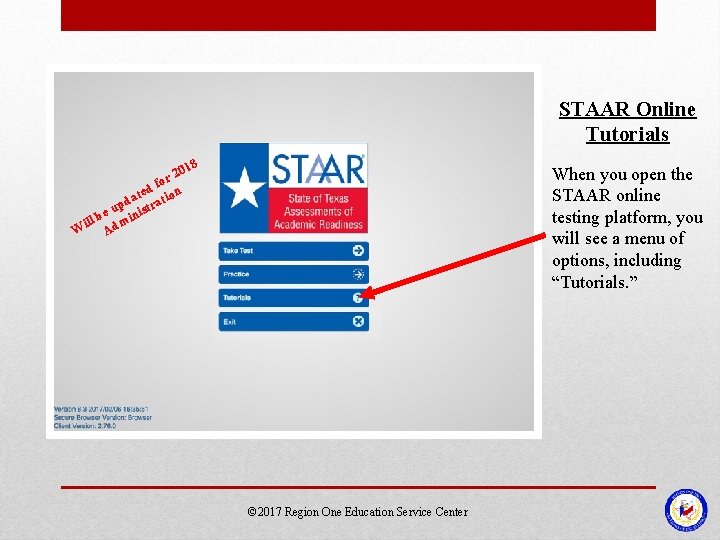 STAAR Online Tutorials 8 201 r o d f on e t i a STAAR Online Tutorials 8 201 r o d f on e t i a