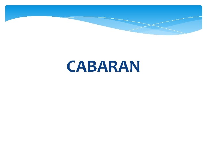 CABARAN 
