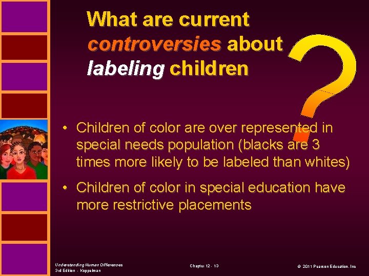 What are current controversies about labeling children • Children of color are over represented