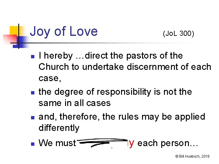 Joy of Love n n (Jo. L 300) I hereby …direct the pastors of