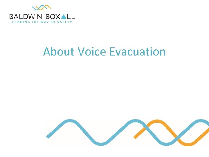 About Voice Evacuation an introduction 