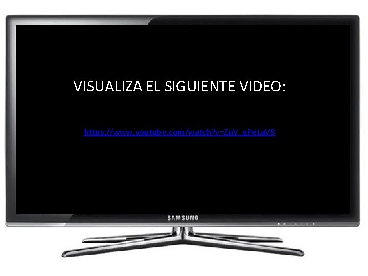 VISUALIZA EL SIGUIENTE VIDEO: https: //www. youtube. com/watch? v=Zu. V_g. Pe. La. V 8