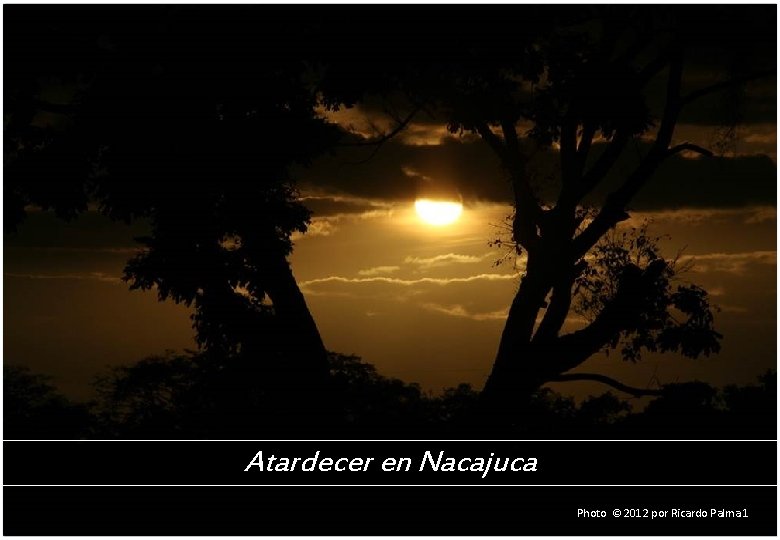 Atardecer en Nacajuca Photo © 2012 por Ricardo Palma. 1 