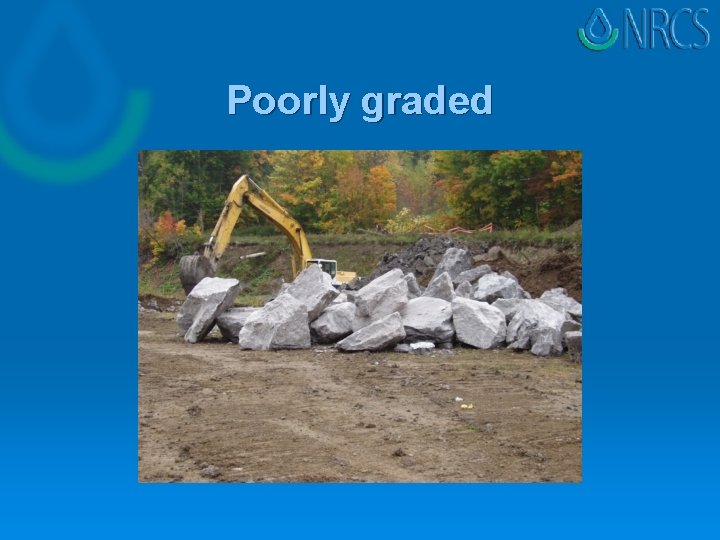 Poorly graded Poorly graded