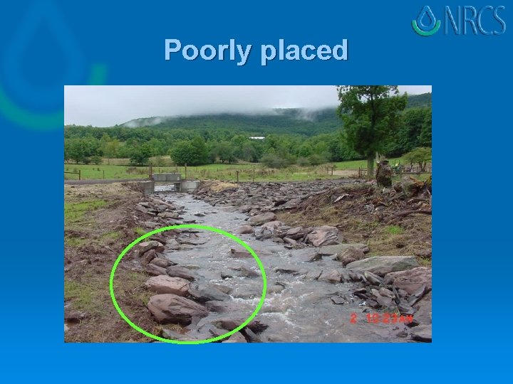 Poorly placed Poorly placed