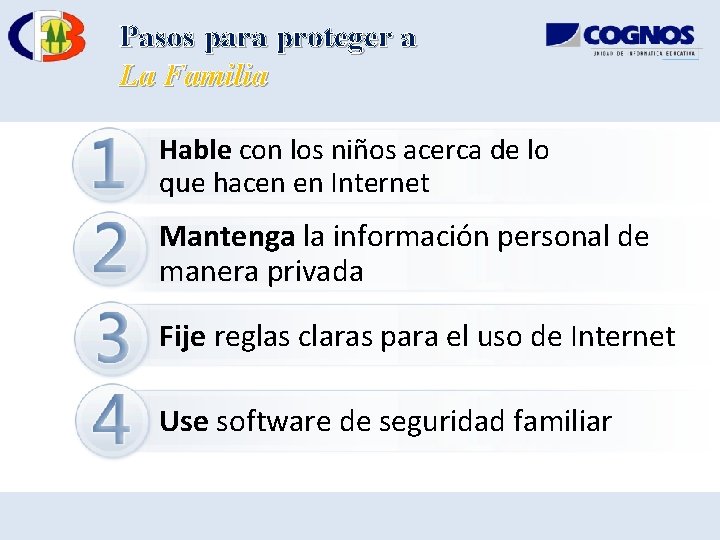 Pasos para proteger a La Familia Hable con los niños acerca de lo que