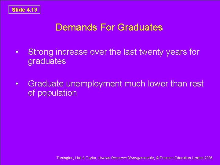 Slide 4. 13 Demands For Graduates • Strong increase over the last twenty years