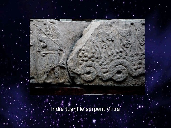 Indra tuant le serpent Vritra 