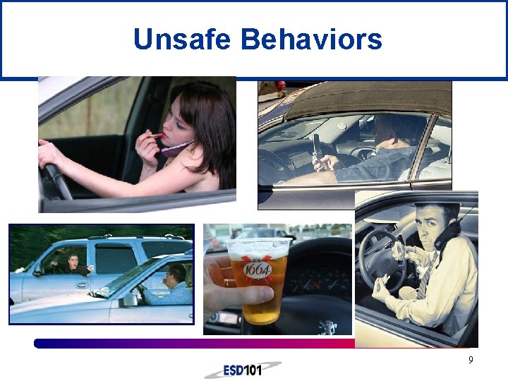 Unsafe Driving Example Picture Driver Safety Driving Safety Statistics Someone is injured