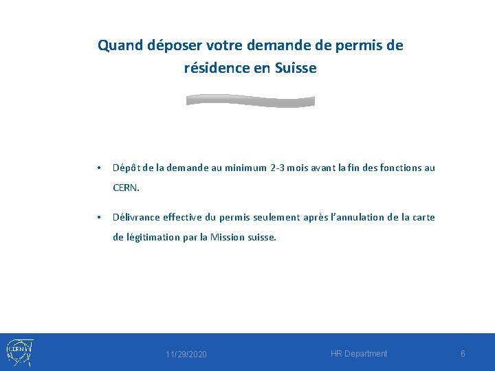Quand déposer votre demande de permis de résidence en Suisse • Dépôt de la