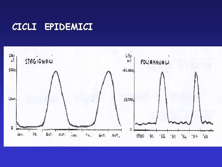CICLI EPIDEMICI CICLI EPIDEMICI