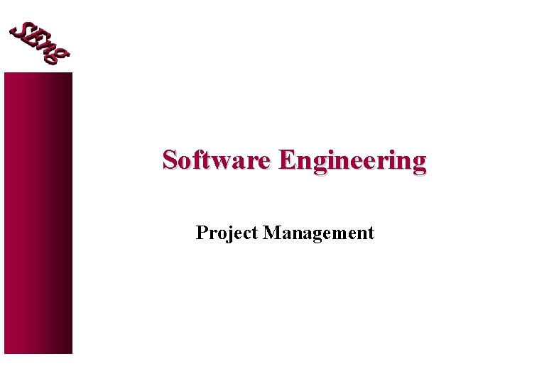 Software Engineering Project Management 