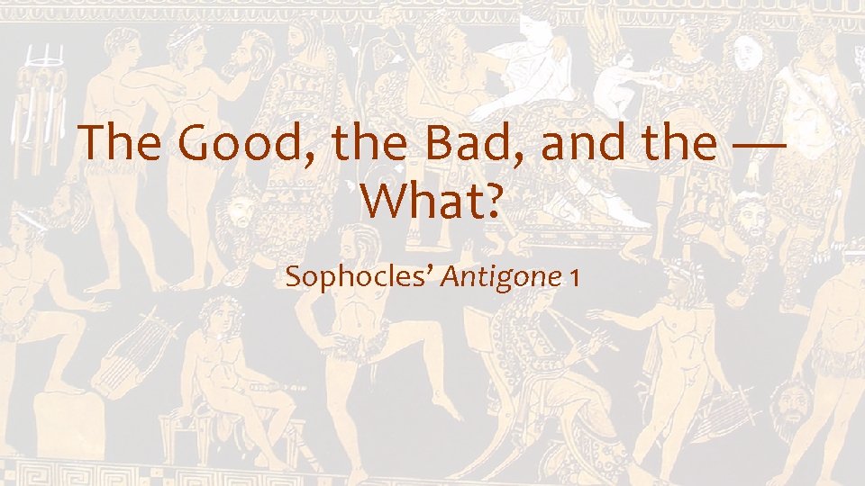 The Good, • Edit Master text the styles Bad, and the — • Second