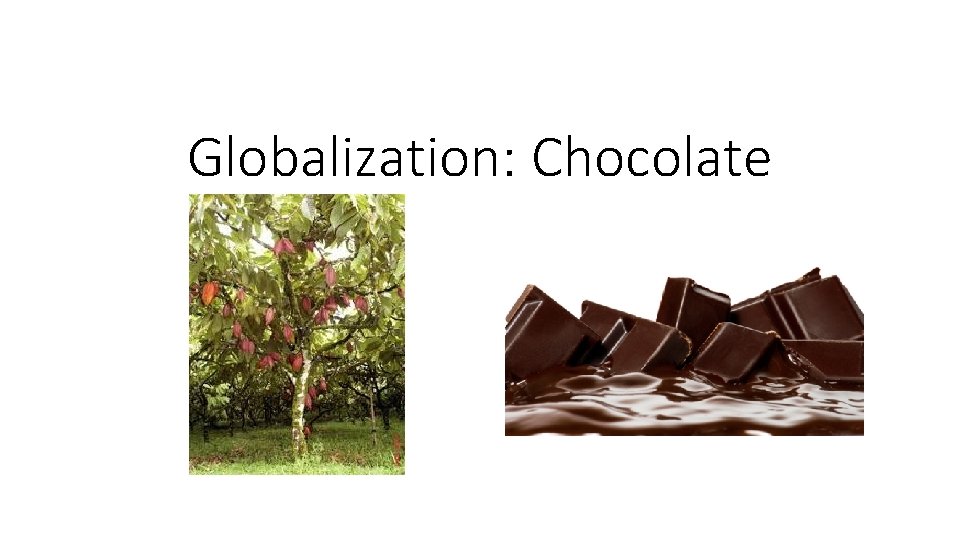 Globalization: Chocolate 