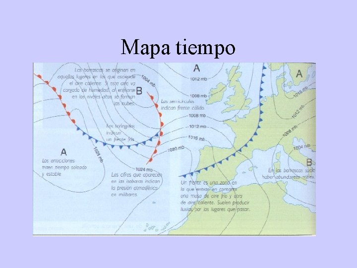 Mapa tiempo 