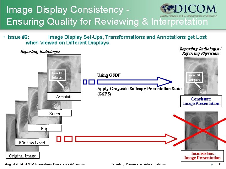 Image Display Consistency Ensuring Quality for Reviewing & Interpretation • Issue #2: Image Display