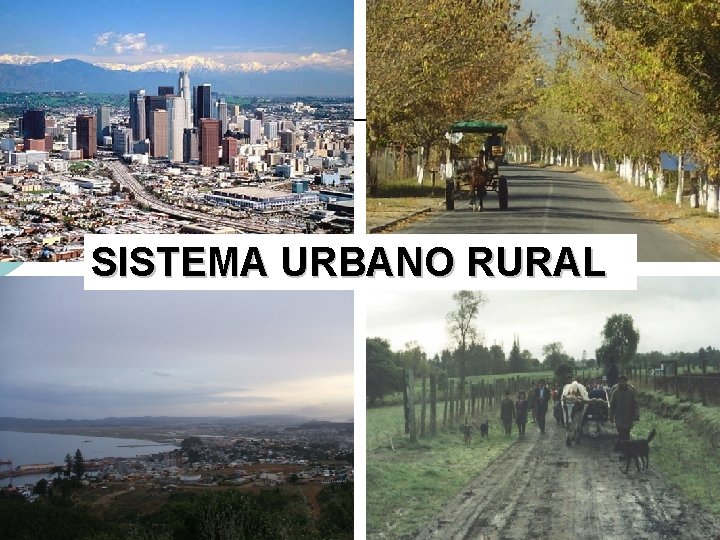 SISTEMA URBANO RURAL 