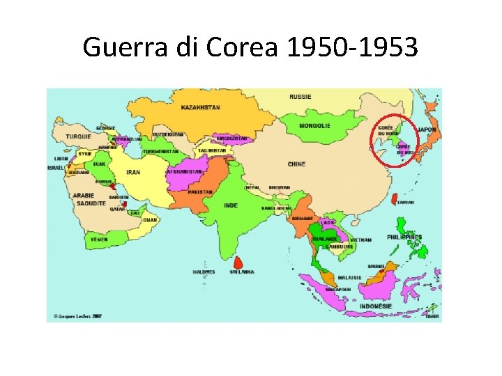 Guerra di Corea 1950 -1953 