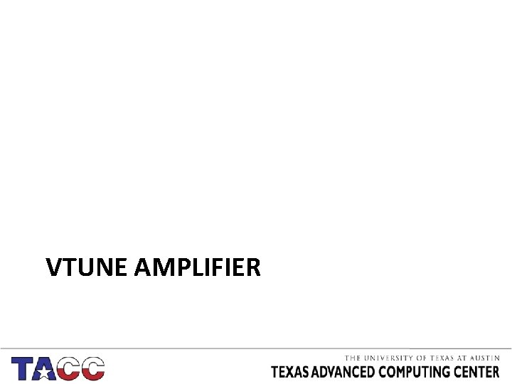 VTUNE AMPLIFIER 