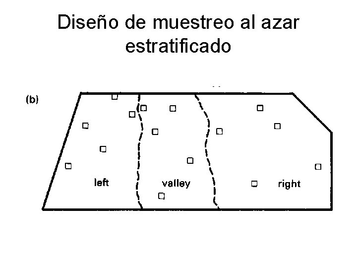 Diseño de muestreo al azar estratificado 