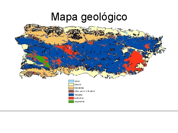 Mapa geológico 
