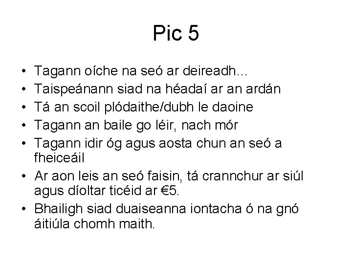 Pic 5 • • • Tagann oíche na seó ar deireadh… Taispeánann siad na