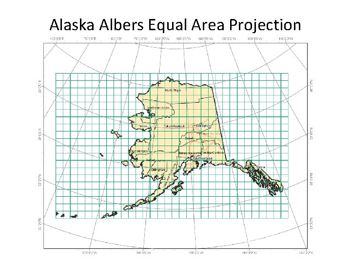 Alaska Albers Equal Area Projection 