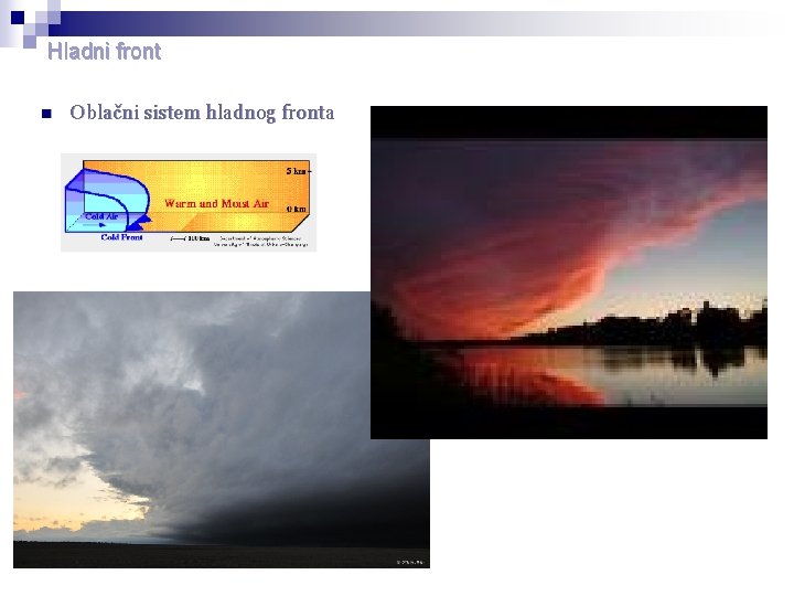 Hladni front n Oblačni sistem hladnog fronta 