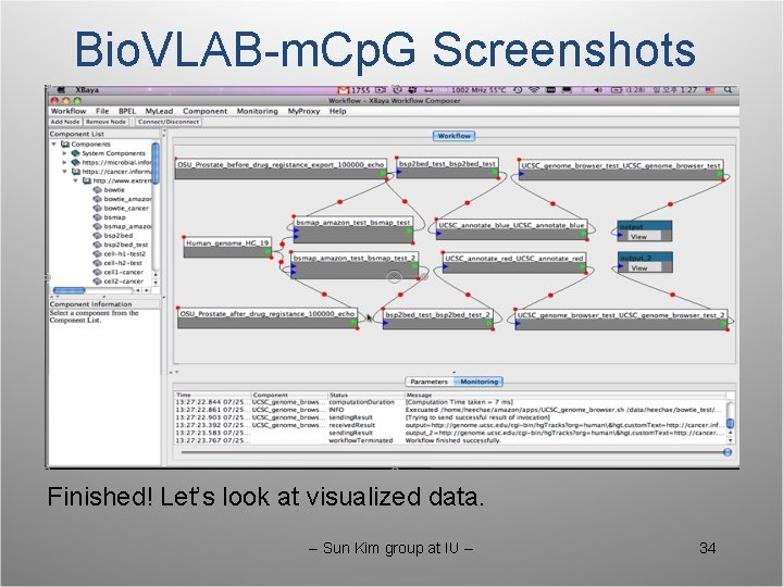 Bio. VLAB-m. Cp. G Screenshots Finished! Let’s look at visualized data. -- Sun Kim