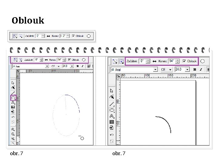 Oblouk obr. 7 