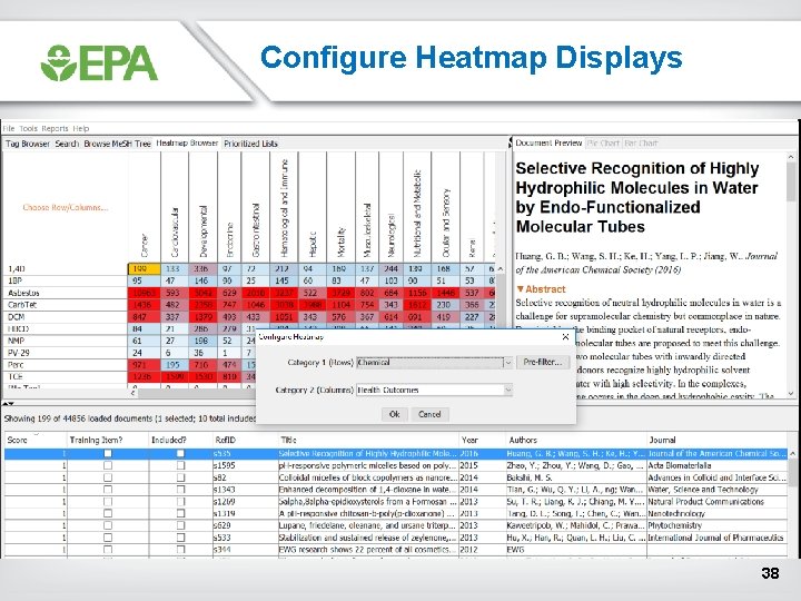 Configure Heatmap Displays 38 Configure Heatmap Displays 38