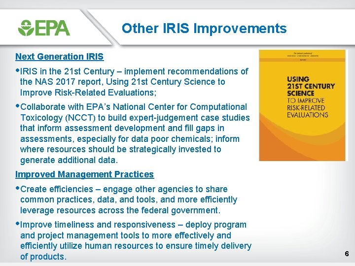 Other IRIS Improvements Next Generation IRIS • IRIS in the 21 st Century – Other IRIS Improvements Next Generation IRIS • IRIS in the 21 st Century –