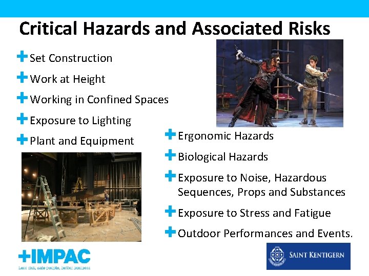 Critical Hazards and Associated Risks Set Construction Work at Height Working in Confined Spaces