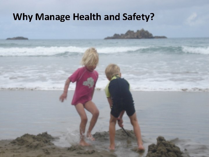 Why Manage Health and Safety? 