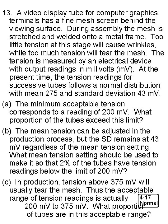 13. A video display tube for computer graphics terminals has a fine mesh screen