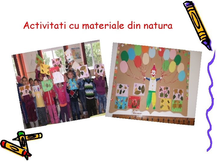 Activitati cu materiale din natura 