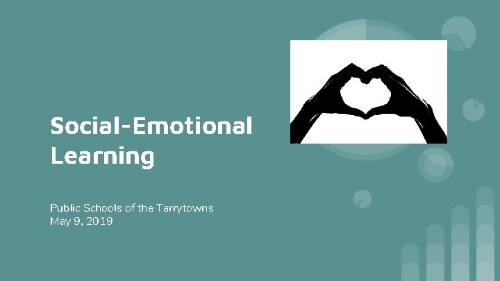 Social-Emotional Learning Public Schools of the Tarrytowns May 9, 2019 