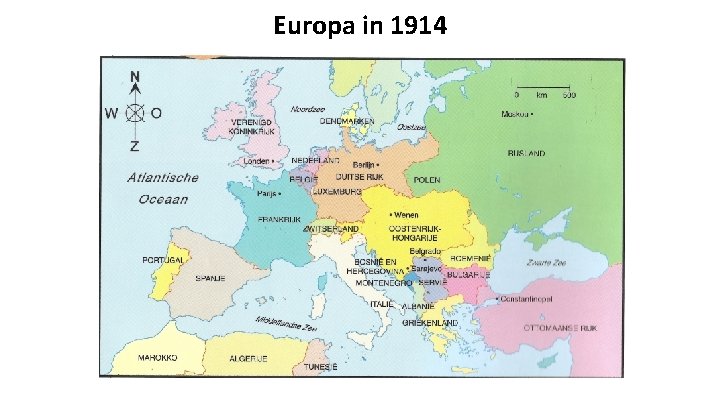 Europa in 1914 