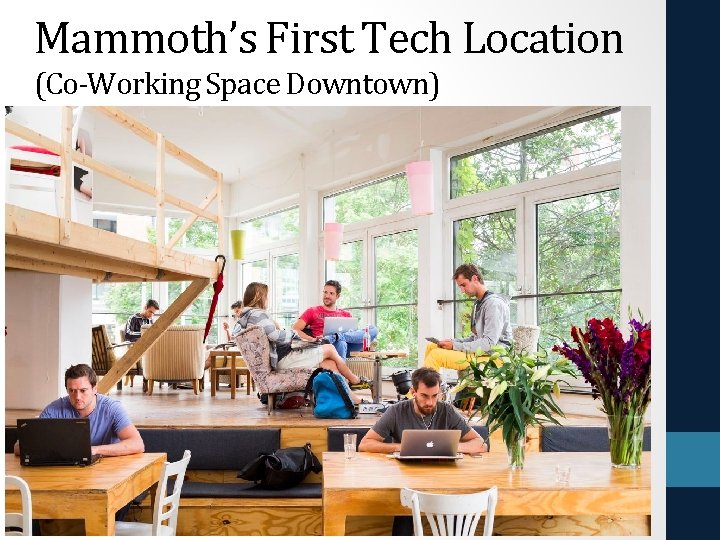 Mammoth’s First Tech Location (Co-Working Space Downtown) 