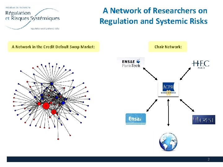 A Network of Researchers on Regulation and Systemic Risks A Network in the Credit