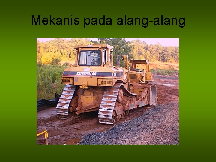 Mekanis pada alang-alang 