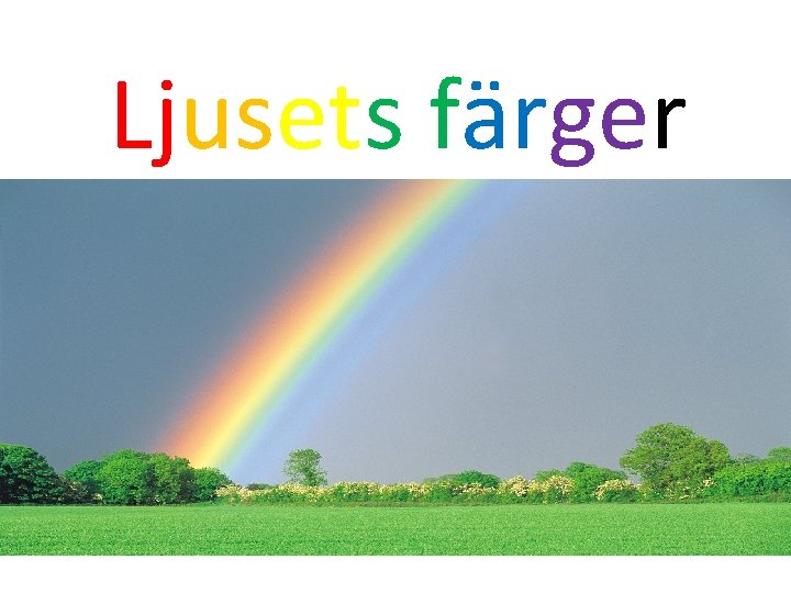 Ljusets färger 