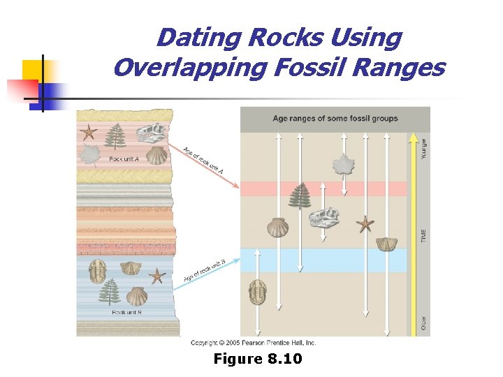 Dating Rocks Using Overlapping Fossil Ranges Figure 8. 10 