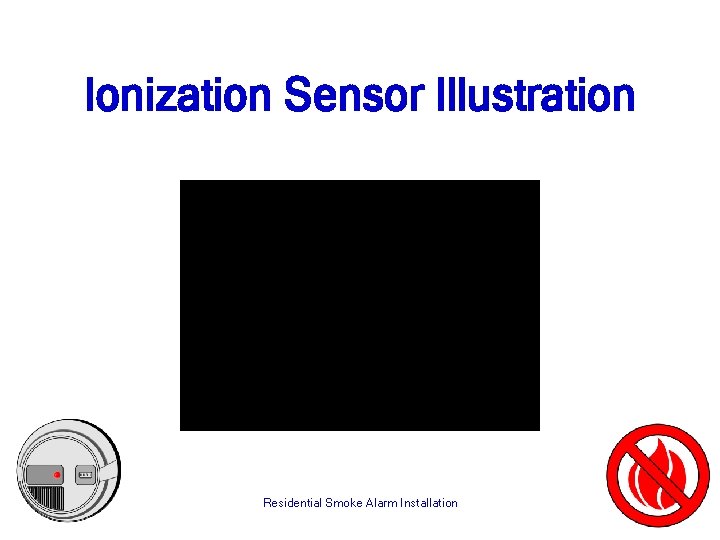 Ionization Sensor Illustration Residential Smoke Alarm Installation 