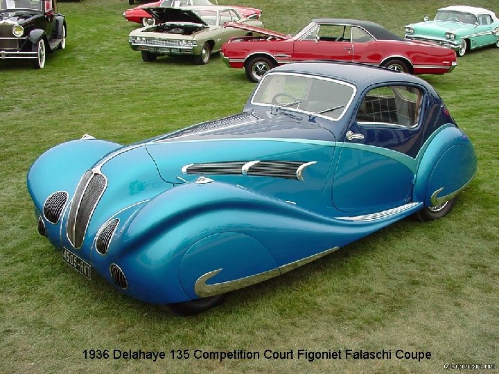 1936 Delahaye 135 Competition Court Figoniet Falaschi Coupe 