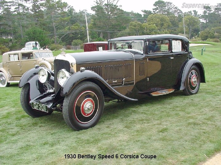 1930 Bentley Speed 6 Corsica Coupe 