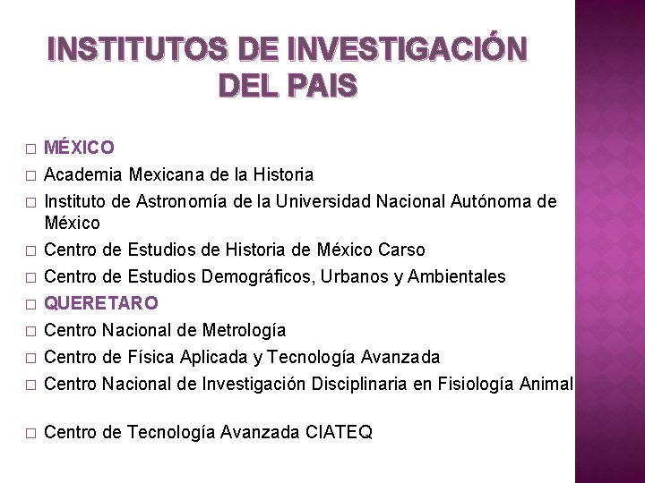 Instituciones Que Promueven La Investigacion Cientifica En Mexico