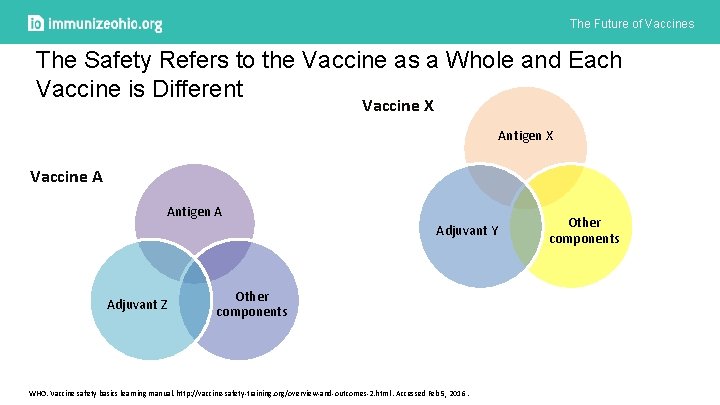 The Future of Vaccines The Safety Refers to the Vaccine as a Whole and