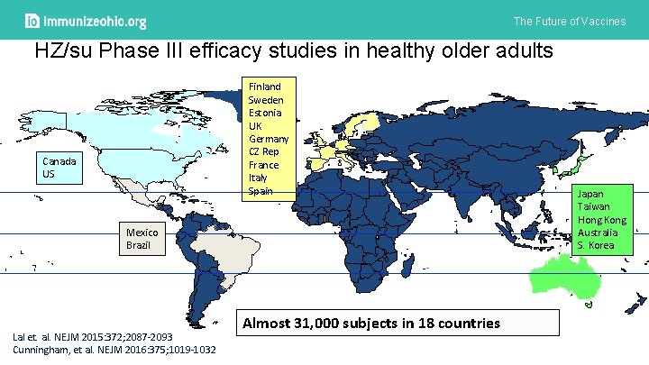 The Future of Vaccines HZ/su Phase III efficacy studies in healthy older adults Finland